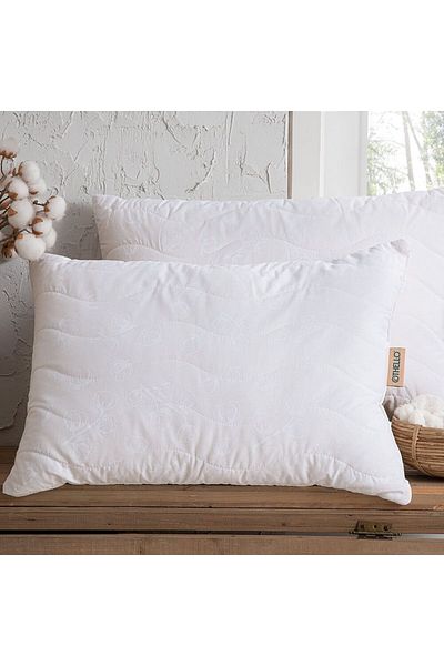 Homelux Perna Cottina 50x70 Cm, Material Husa Bumbac, Umplutura 70% Bumbac, 30% Fibra Hcs, Alb