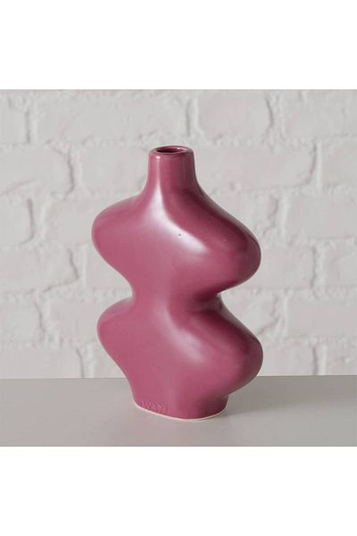 Homelux Vaze Decorative Fumro, 12x16 Cm, Ceramica, Mov