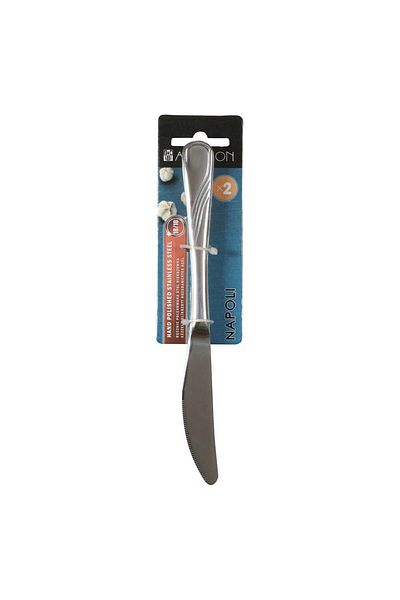 Homelux Set cuțite 2 buc, oțel, blister Napoli 18/10