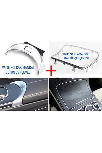 GCP German Car Parts W205 Chrome Peeling Problem Armrest Button+Storage Eye Frame