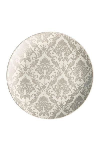 Homelux Farfurie Porțelan, Desert, Gri, 20 Cm, Glamour