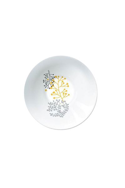 Homelux Bol pentru salata din portelan, Galben, 16,5 Cm, ​​Nordic