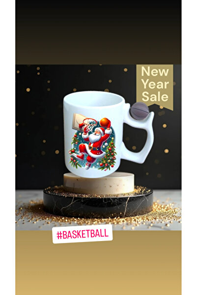 LADİJİTAL BASKI ÇÖZÜMLERİ كأس كرة السلة الدوار مع طباعة سانتا كلوز