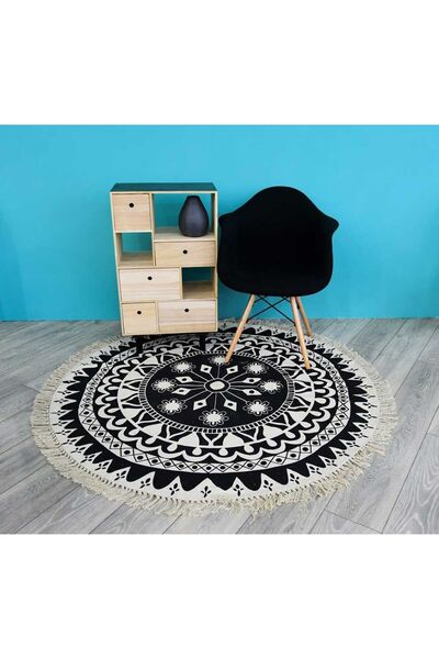 Homelux Shell Design Armchair, Black, Textile Upholstered Seat, Wooden Legs