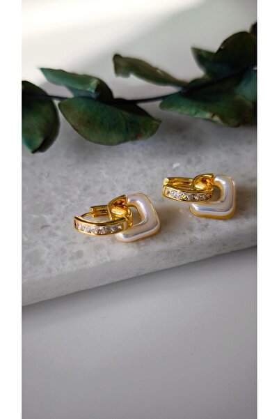 VOBEEYKU حجر الزركون يتحول إلى أقراط صغيرة مطلية