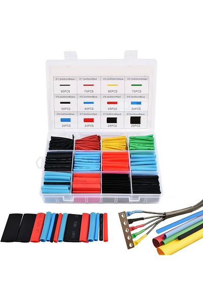 ÇERÇİCİ 560 Piece Tubing Set - With Special Cover, Cable Joining Protector, Heat Shrinkable