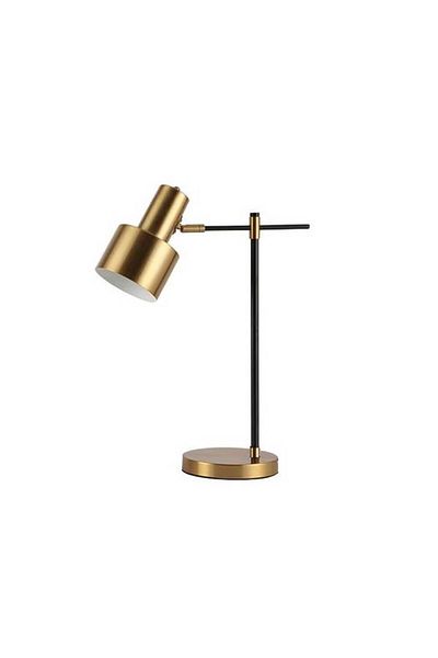 Homelux Lampa de birou Alistair, 18x18x53 cm, e27, 60 w, metal, auriu/negru