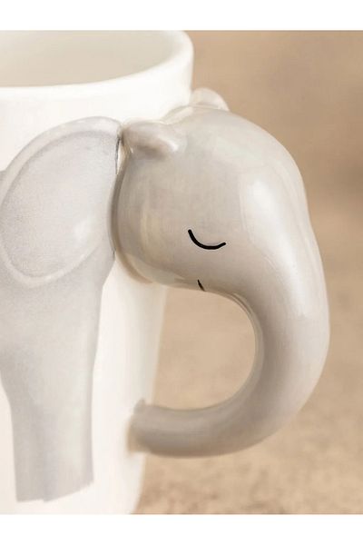 LC Waikiki Ceramic Mug with Figure Lcw Home - 13.5X9.5X9.6 cm
