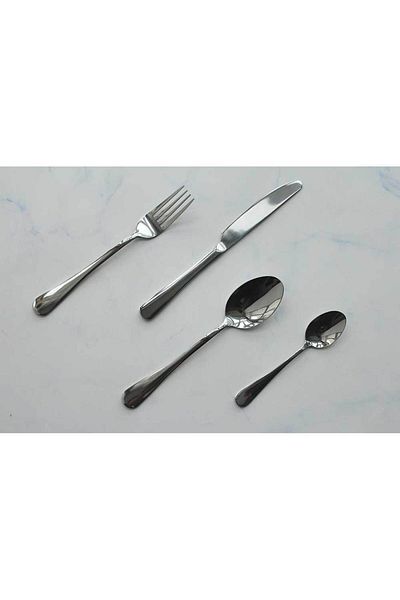 Homelux Set tacâmuri din oțel inoxidabil, 24 bucăți, lucioase - Hml-ss-p