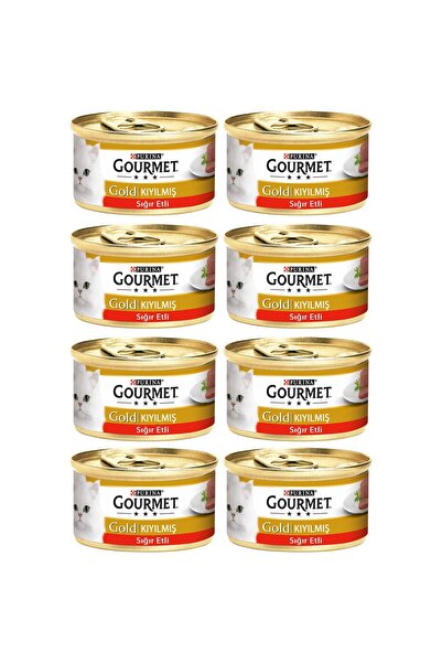 Gourmet Gold 8 Adet Purina Gourmet Gold Kıyılmış Sığır Eti 85 gr*8 adet
