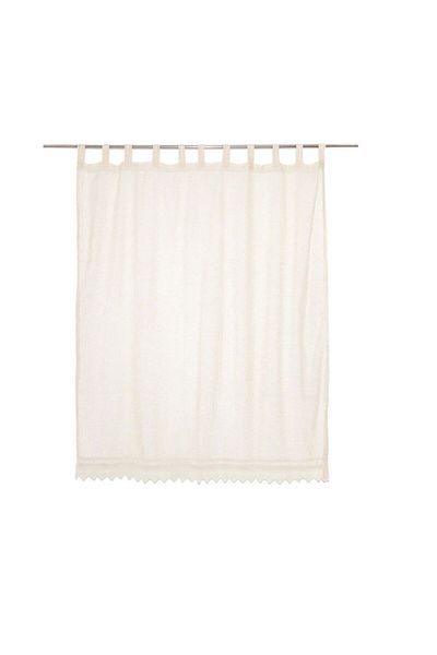 Homelux Julie Lace Curtain, 100x140 Cm, Cotton, Cream