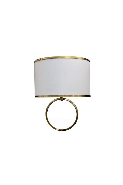 Homelux Ring Lamp, 32x32x31 Cm, E14, 40 W, Metal, Gold/white