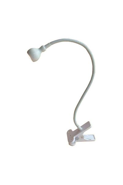 Homelux Office lamp with maximilian clamp, led, zinc alloy, 3x3x48.5 cm, 3w, white