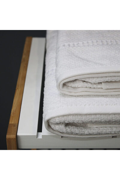 Homelux Home Cotton Towel, 570 G, 70x130 Cm, White