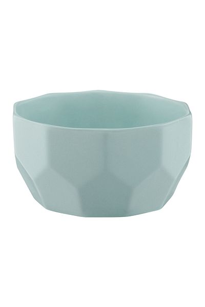 Homelux Bol din ceramică, 13 Cm, mentă, diamant