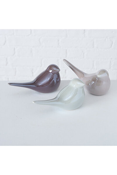 Homelux Bird decoration, 16x7x7 cm, dolomite, dark purple