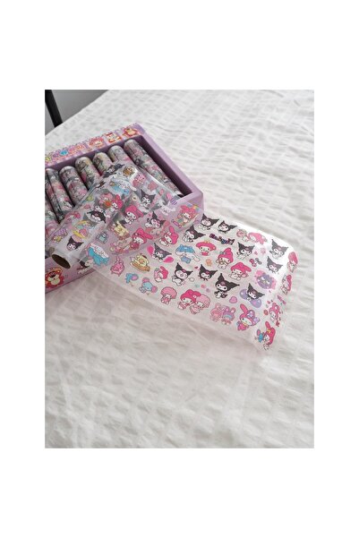 Zehra Aksesuar Sanrio kawaii anime karakterli rulo şeffaf sticker