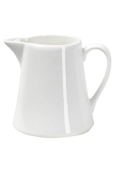 Homelux Cana de lapte, portelan, 200 ml, alb, Kubiko/fala