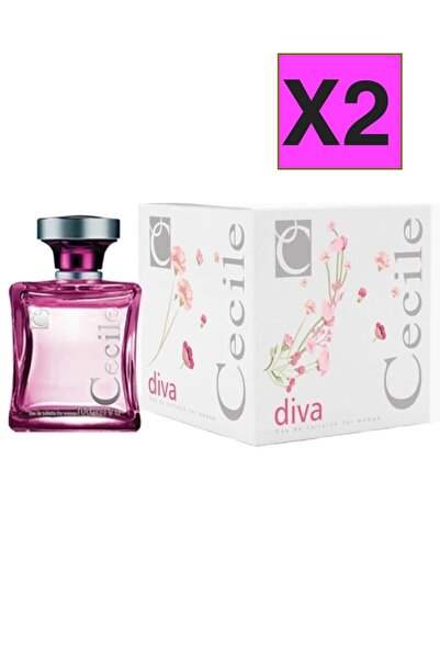 Cecile Diva 100 ml Edt Kadın Parfüm X2