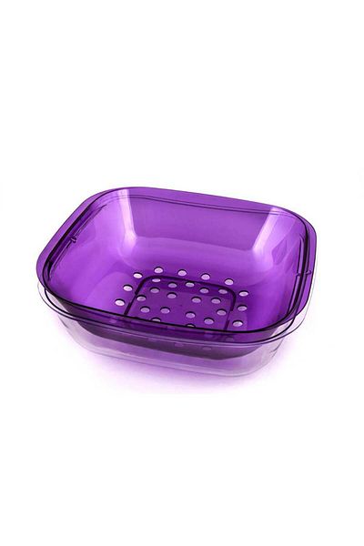 Homelux Sita, Cu Recipient, Acrilic, Violet, 25 Cm