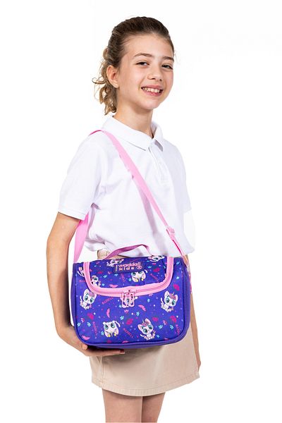 Necati Çanta Single Compartment Lunch Box with Filaming - Cat Thermos
