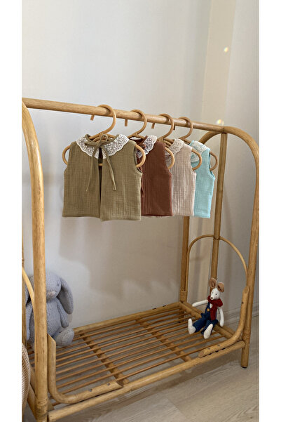 Lolidenss Beige Muslin Vest