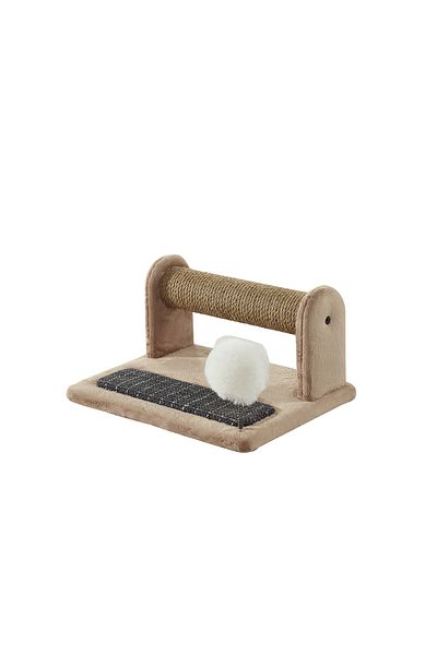 WoolArt Jimmy Premium Cat Scratching Board Nail Scratching Carpet and Scratching Tree with Pompom Toy