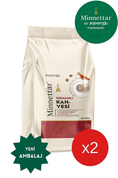 Şekeroğlu Osmanlı Kahvesi Toz 2x1000 Gr