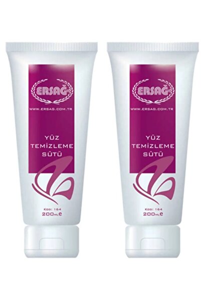 Ersağ Yüz Temizleme Sütü 200 Ml. X 2 Adet