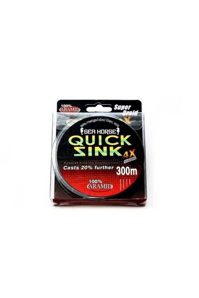 SEA HORSE Quick Sink 0,25 χιλ. 300μ. 4x Μεταξωτή πετονιά