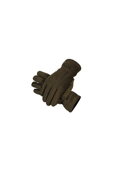 Eso Unisex Khaki Winter Fleece Gloves - Cold Resistant