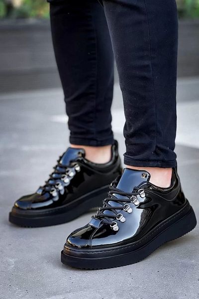aradimtaradim Kb-Cx-3 Kuback Short Black Linen White High Sole Sports Shoes