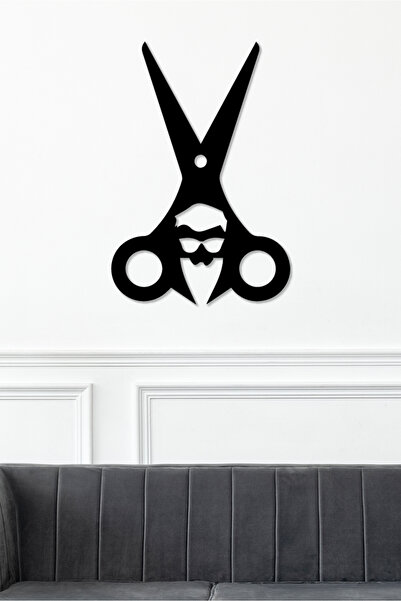 To Design Lab Kuaför - Berber Temalı Dekoratif Tablo