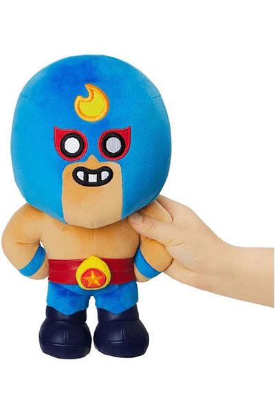 TOYFEST مجسم قطيفة مخملية ناعمة من Brawl Stars - EL PRIMO - 30 سم