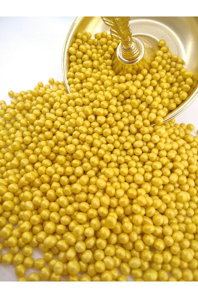 KARAHOFFİCİAL 500 g Gold Color Rice Burr Cake Ornament