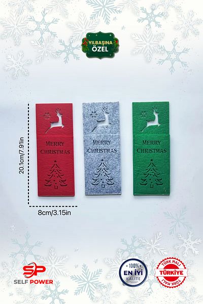 Self Power 12-Piece Stylish Christmas Themed Special Design Christmas Themed Cutlery Set