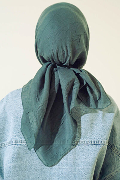 m moon scarf Φουλάρι Petrol Green Premium Bamboo Cashew
