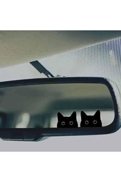 Major Selection Curious Cats Pattern Sticker Sticker