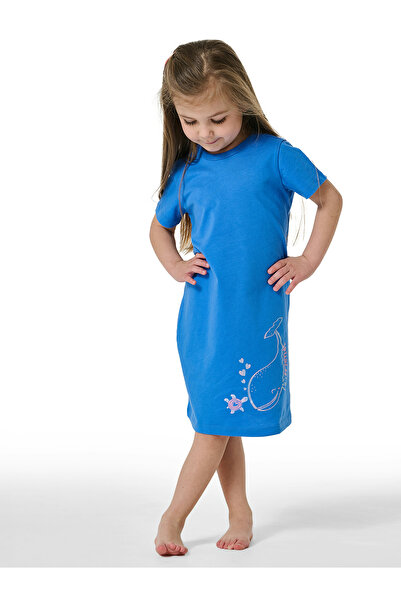 Schiesser Nachthemd Girls World Nacht-Hemd Schlafmode Sleepwear