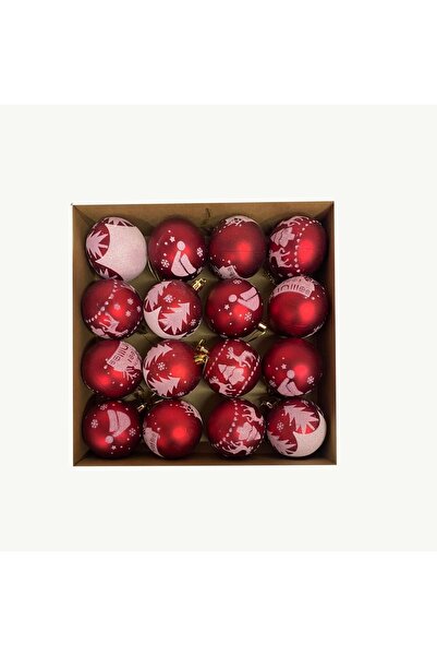 teknotrust Новорічна розкішна куля - з візерунком снігу, прикраса для ялинки,...