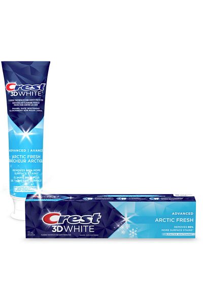 CREST 3D Whiteness Advanced Toothpaste - Arctic Fresh Toothpaste, 135 ml