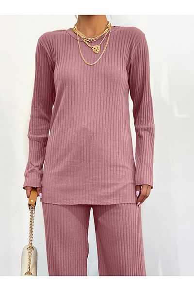 Modamorfo Crew Neck Camisole szett - púder
