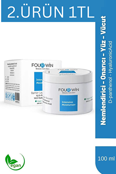 Four Win Nemlendirici Moisturizer Onarıcı Bariyer Güçlendirici Yatıştırıcı Yü...