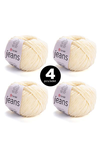 Yarnart Jeans Knitting Strip - 86 - Pack of 4