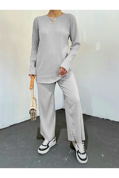 Modamorfo Crew Neck Camisole szett - világosszürke