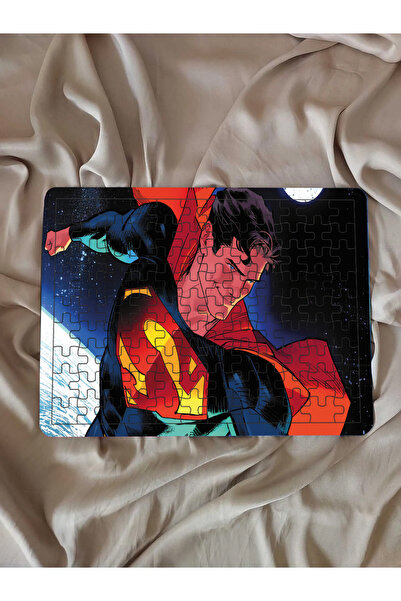 tablohouse 108 Pieces Wooden Superman Kids Puzzle Furniture
