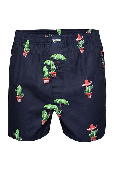 Happy Shorts Herren Web-Boxershorts - Amerikanische Boxershorts