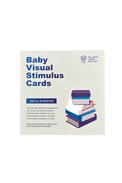 Floopy Set 16 carduri stimulare vizuala bebe 1 - 3 ani, cartonase bebelusi cu...