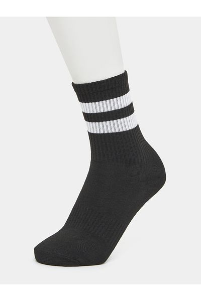 Styli Double Striped Crew Length Yoga Socks