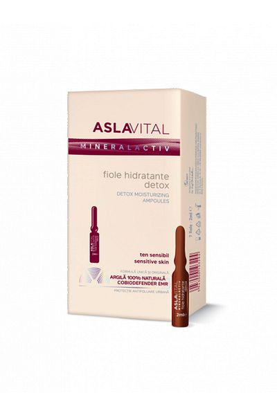 GEROVITAL ASLAVITAL FIOLE HIDRATANTE DETOX 7X2ml